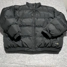 Tempco Men’s Black TM112 Goose Down 4XL Puffer Jacket(Spill Stain Can Be Washed)