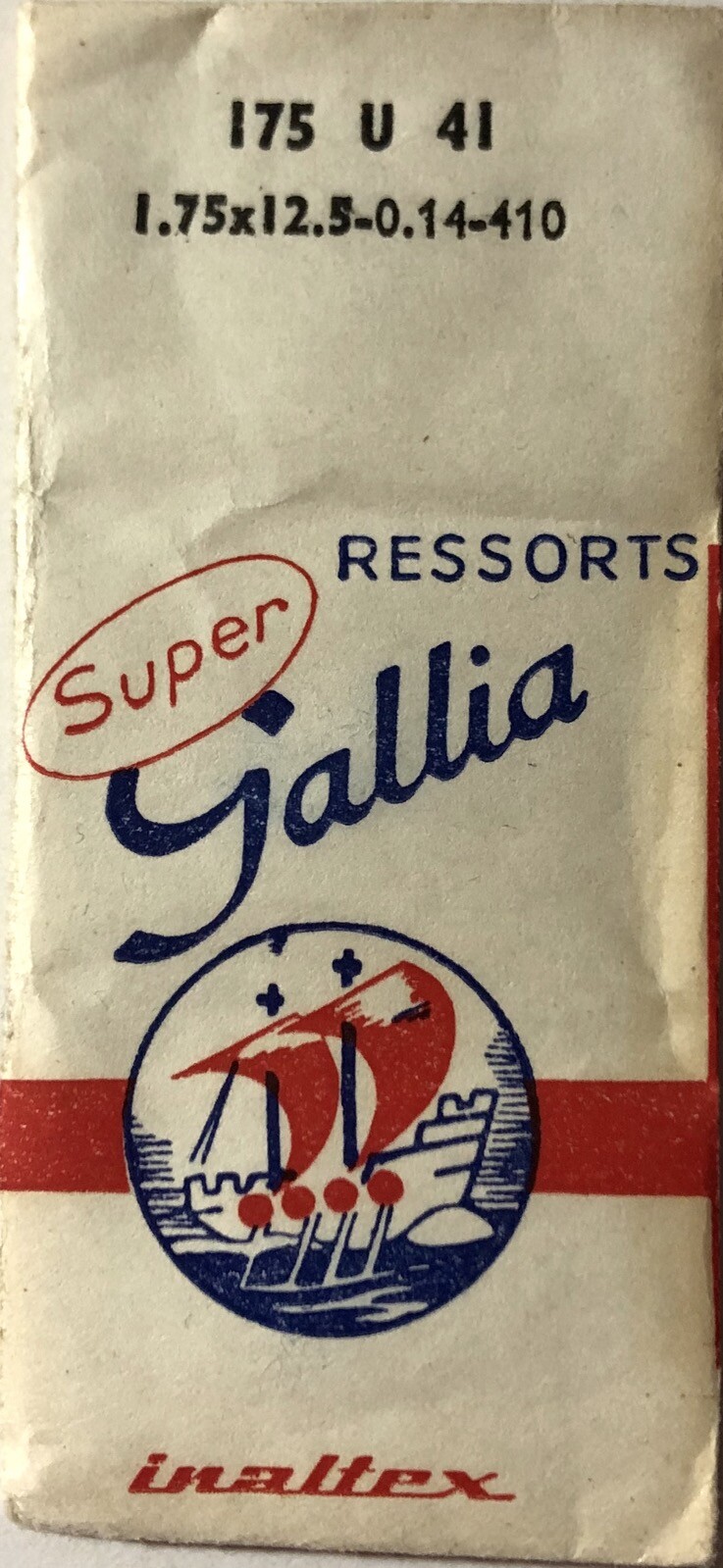 1X Mainspring 1.75x0.14mm Ø12.5 Watch Spring 410 175 U 41