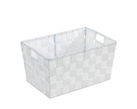 Wenko Aufbewahrungs Korb Adria S Weiß Regal Box Ablage Organizer Bad KüChe Wc