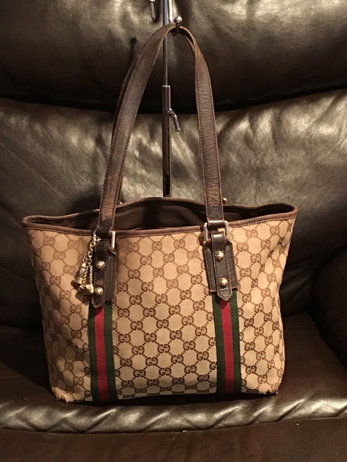 gucci red tote bag