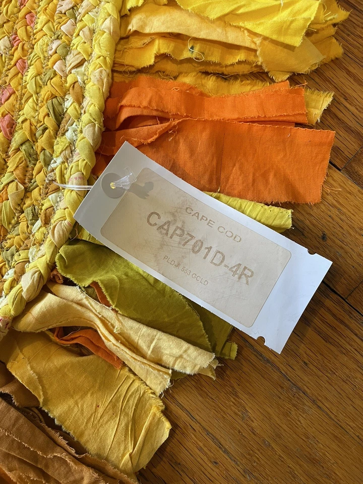 Alfombra SAFAVIEH Cape Cod CAP701D tejida a mano dorada/natural núcleo de cabaña Foto 3 de 4