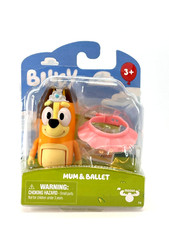 Bluey Figure Set Mum  Ballet Figure Toy Set