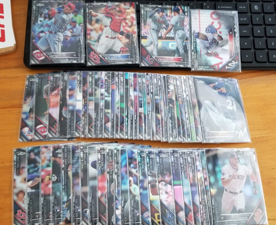 2016 Topps Chrome Black/Blue/Purple/Green/Blue Wave Refractors you pick choice