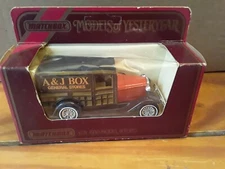 Matchbox Yesteryear Y-21 A&J Box General Stores 1930 Ford Model A Delivery