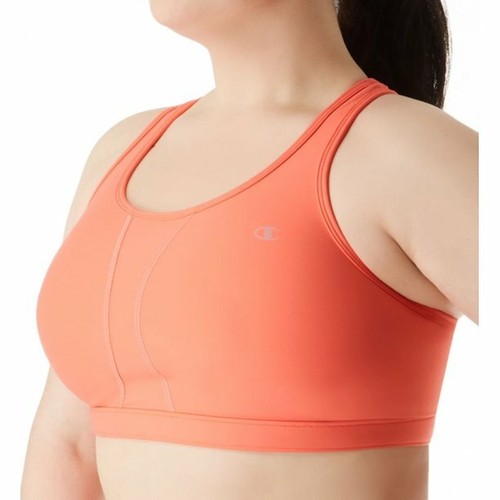 Champion Women's Plus Vented Compression Stretch JSY Bra Wire-Free Sports  Bra | eBay