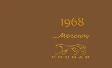 1968 Mercury Cougar Owners Manual User Guide