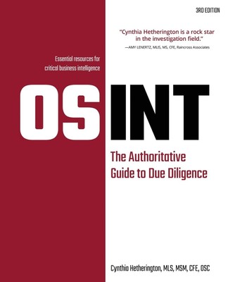 Osint:PAPERBACK  The Authoritative Guide to Due Diligence by Cynthia Hetherin...