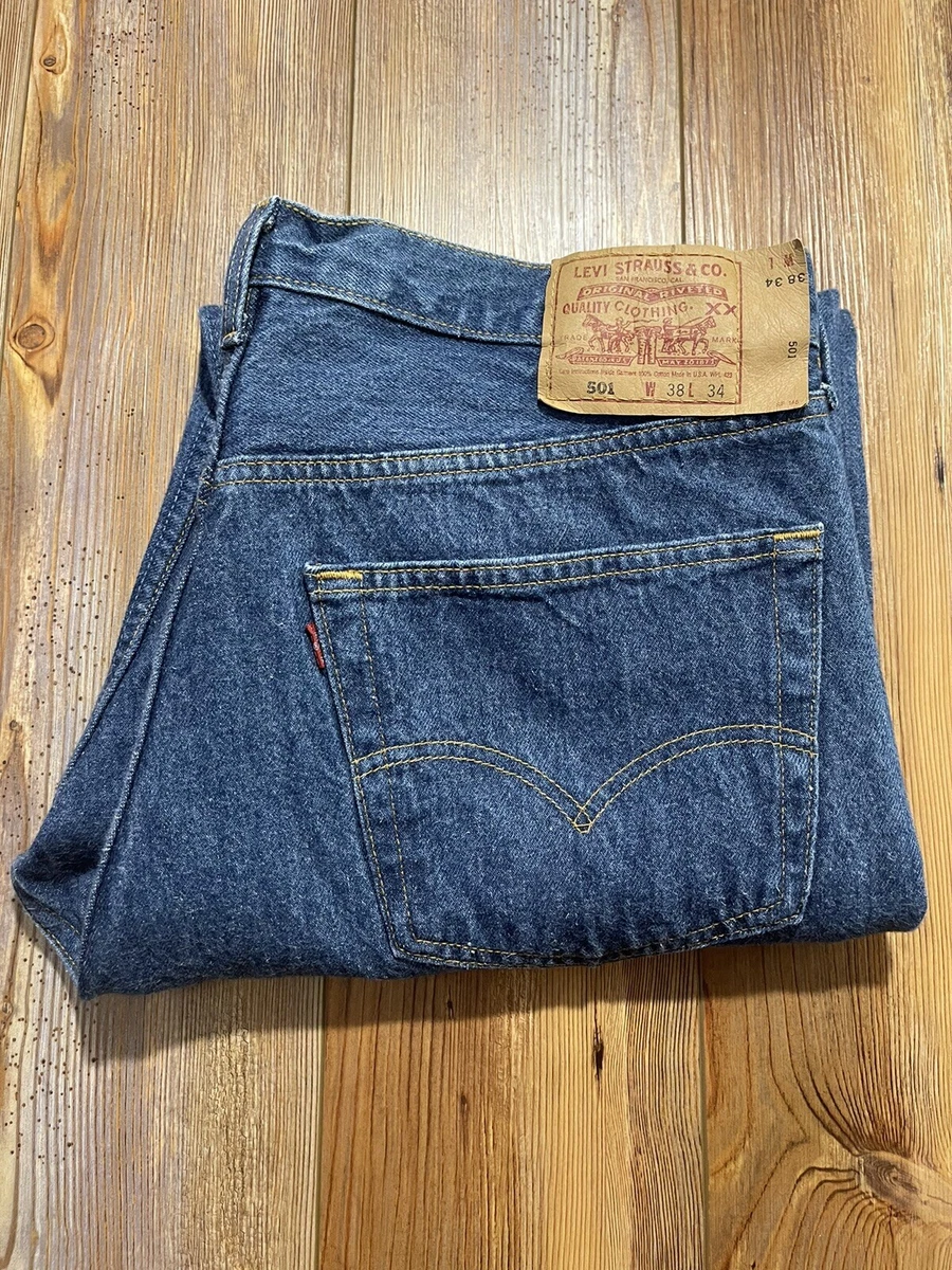 Vintage levis 501 button fly mens deals