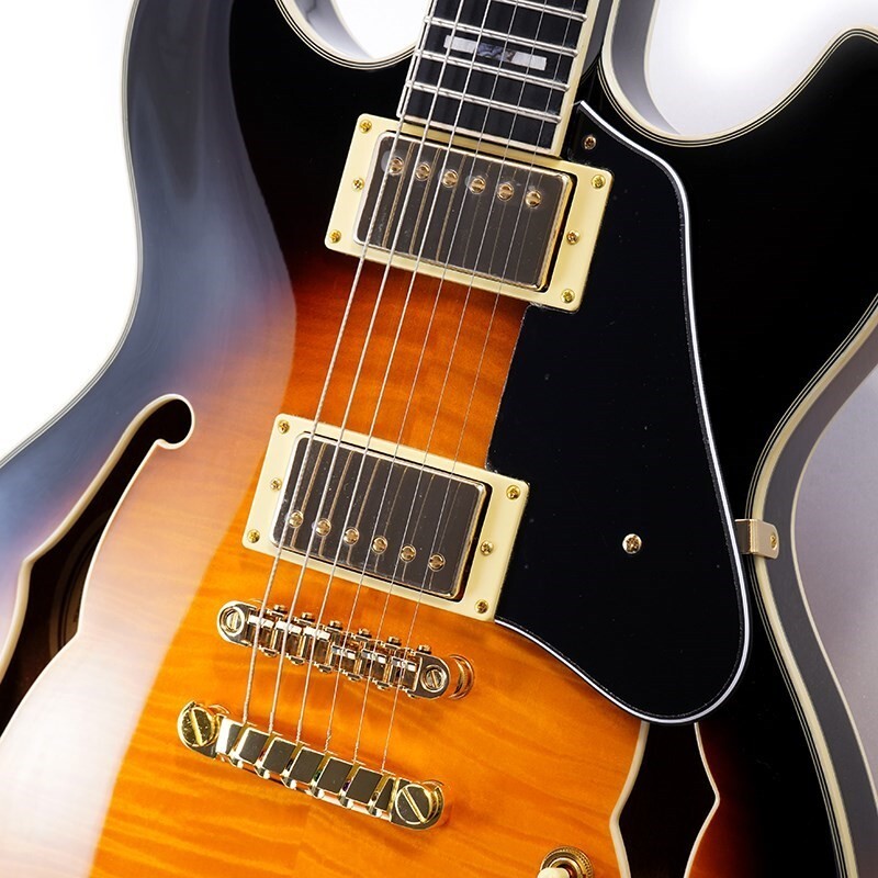 ギター Ibanez JSM10 VYS John Scofield Ibanez John Scofield Signature JSM10 - Vintage Yellow