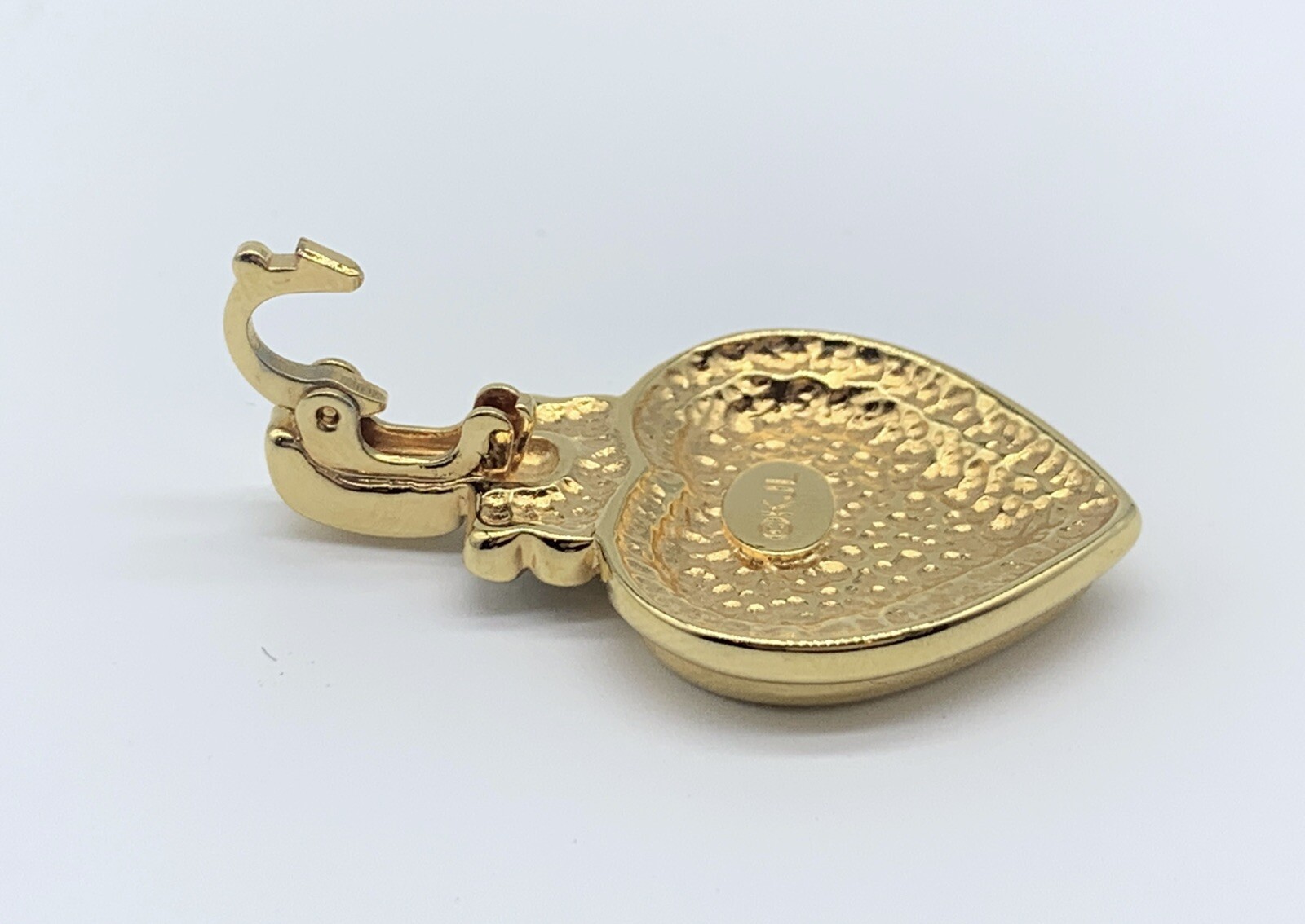 VTG KJL Kenneth Jay Lane Black Heart Rhinestone G… - image 7