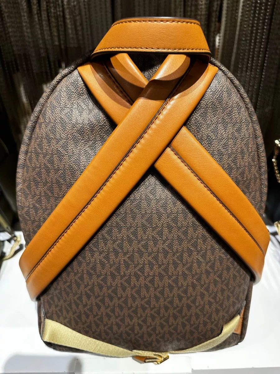 Michael kors best sale monogram orange