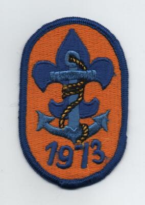 1973 Jamboree Navy Exhibit Patch, Mint
