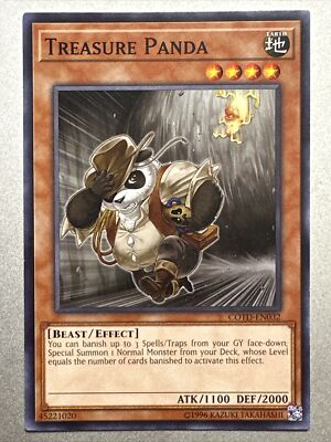 Yugioh! 1x Treasure Panda COTD-EN032 Common Mint/Near Mint NM English