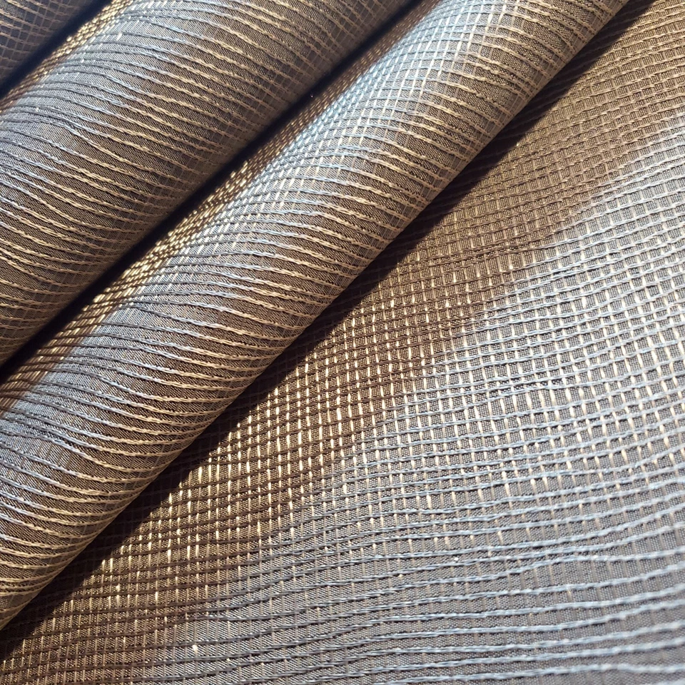 TELA PARA CORTINAS TELA 3D GRIS TOPO ALTO BRILLO 58" POR YARDA tapicería moderna Foto 2 de 4