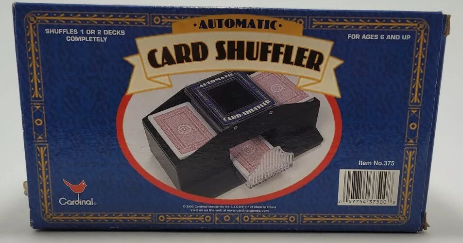 Cardinal Automatic Card Shuffler 12 Decks Ages 6+ Tested & Works eBay