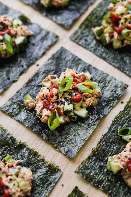 DAECHUN Korean Crispy Seaweed Nori Laver Savoury Snacks (4.5g x 3