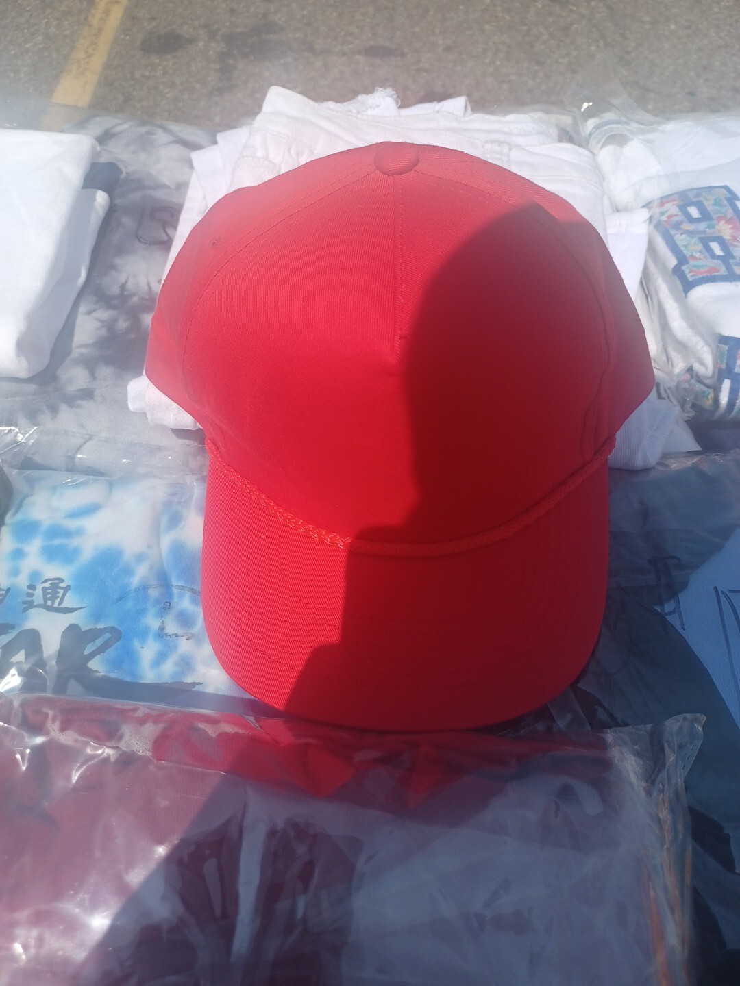 Snapback Hat Baseball Cap Trucker Solid Plain Bla… - image 2