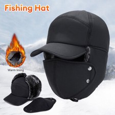 Thicken Winter Warm Hat Men Faux Fur Bomber Hat Ear Flap Cap Soft Thermal