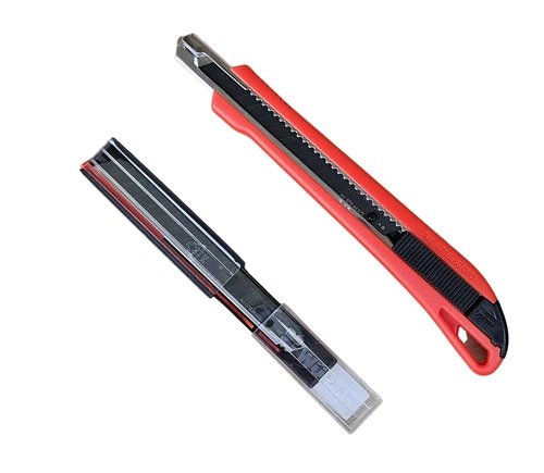 Würth Cuttermesser 9mm inkl. 13 Klingen extrem Scharf 071566060 + 071566073