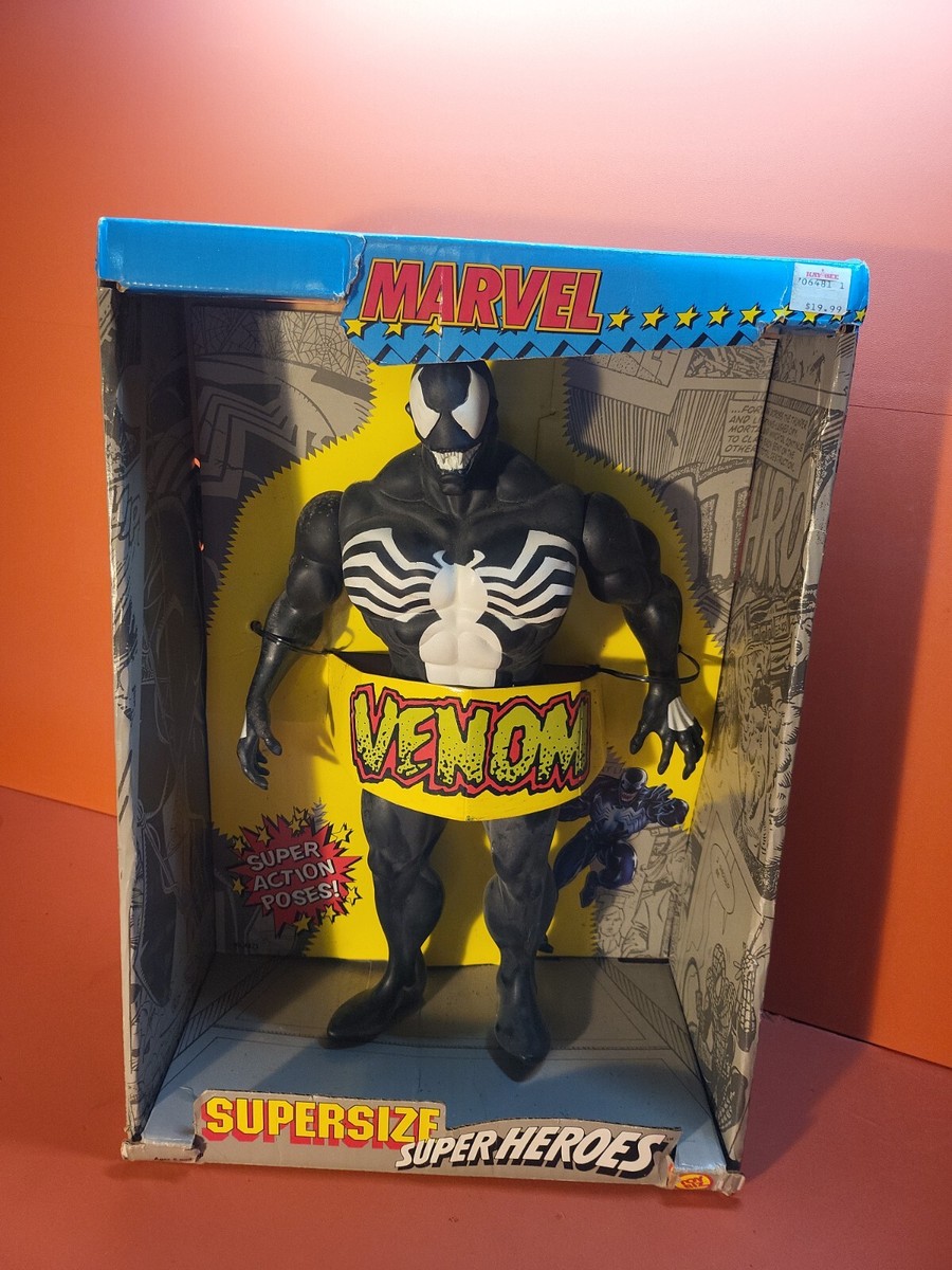Venom Marvel Supersize Superheroes 15 Inch Action Figure 1991 Toy