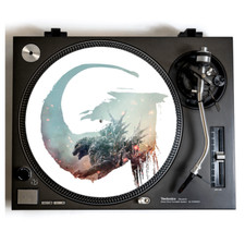 GODZILLA Turntable Slipmat for Vinyl Records 12 DJ Slip Mat minus one movies
