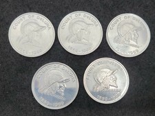 1997 COURT OF DELUNA ALUMINUM COIN TOKEN FIVE FLAGS FIESTA PENSACOLA FLORIDA LOT
