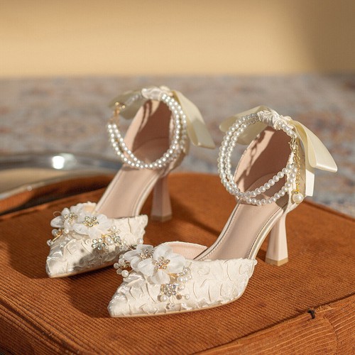Scarpe da donna dolce gattino tacchi nappa pompa cintura alla caviglia cosplay matrimonio festa scarpe - Foto 4 di 19