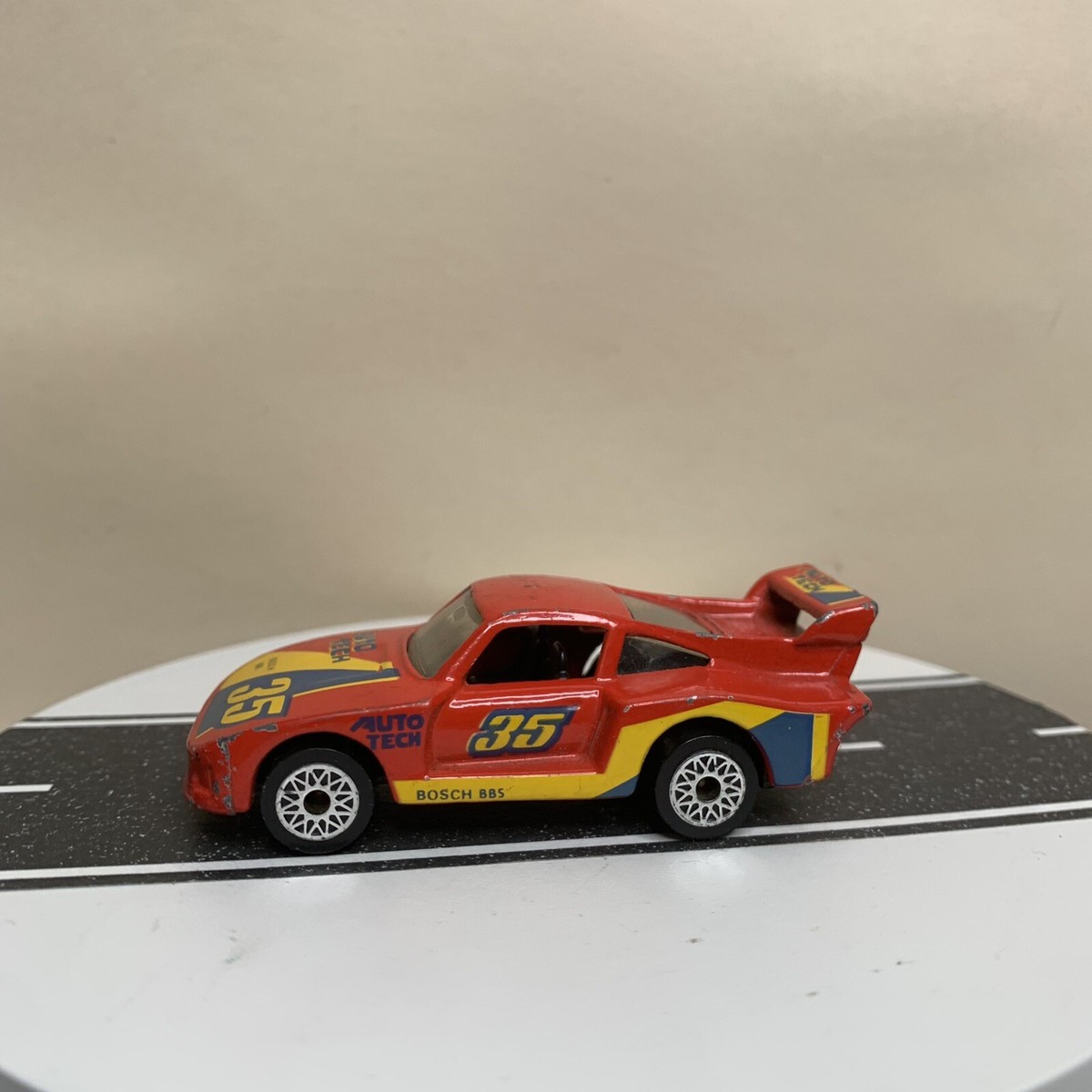 1983 Matchbox Racing Porsche 935 Red/Yellow/Blue Auto Tech Bosch