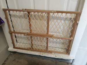 EVENFLO Wooden Expandable Baby, Toddler or Pet Gates 23" Tall up to 42" Wide 