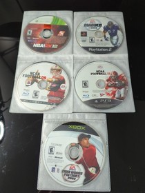 Mixed Console Sports Games Lot (UNTESTED)