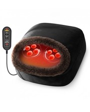 Snailax 2-in-1 Shiatsu Foot and Back Massager with Heat - Kneading Foot Warmer,