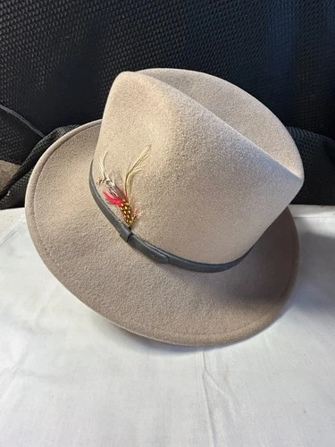 Vintage Eastern Mountain Sports Lite Felt 100% Wool Men's Hat - Size Medium