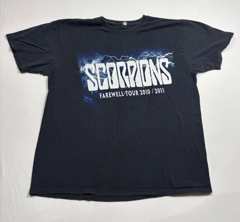 25+ Scorpions Tour T Shirt In Men's T-Shirts for sale | Updated