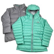 The North Face Girls Triclimate Jacket XL 3 in 1 Mint Green Grey Down Puffer