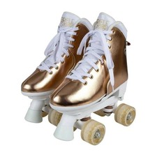 Circle Society Metallic Rose Gold Roller Skates - Size 3-7 - Bravo Sports