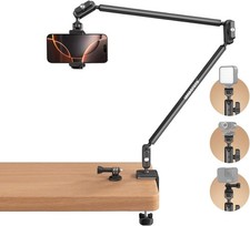33" Adjustable Boom Arm Camera Mount with Desk Clamp - Perfect for Filmmakers