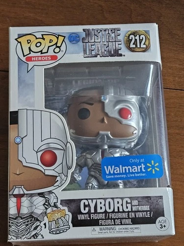 Funko Pop! Vinyl: DC Universe - Cyborg (w/ Mother Box) - Walmart (Exclusive)