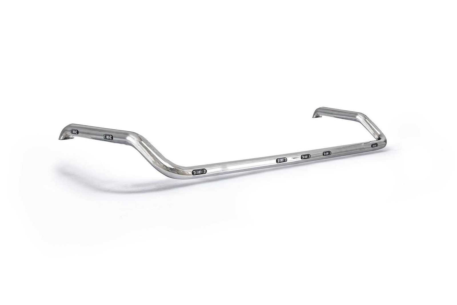 Chrome Stainless Steel Roof Light Bar + LEDs For MAN TG3 GX Cab Truck Accessory