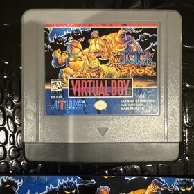 Authentic Jack Bros Original Game for Virtual Boy with instruction Booklet