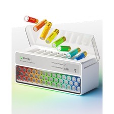 Rechargeable AA  AAA Battery Charger, Lithium, NiMH, NiCd Compatible, 8-lot ...