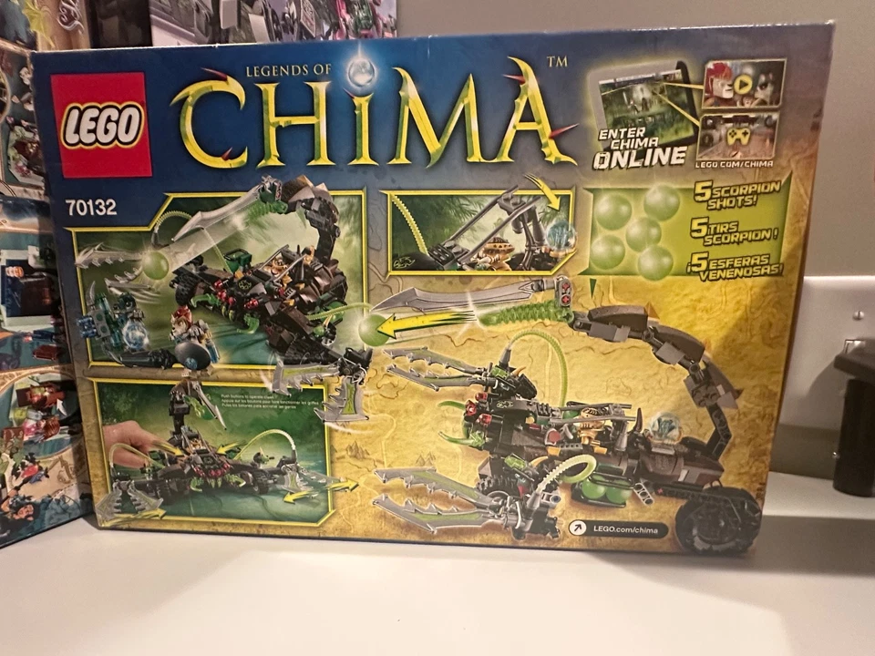 LEGO LEGENDS OF CHIMA: Scorm's Scorpion Stinger (70132) Brand New SEALED - Image 2 of 4