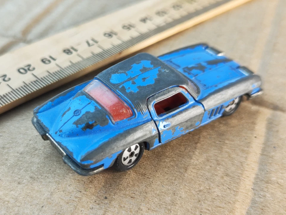 Raro Coche Retro Vintage Corvette Sting Ray, V 282, Siku, Alemania, Modelo de Coche Pequeño Foto 2 de 4