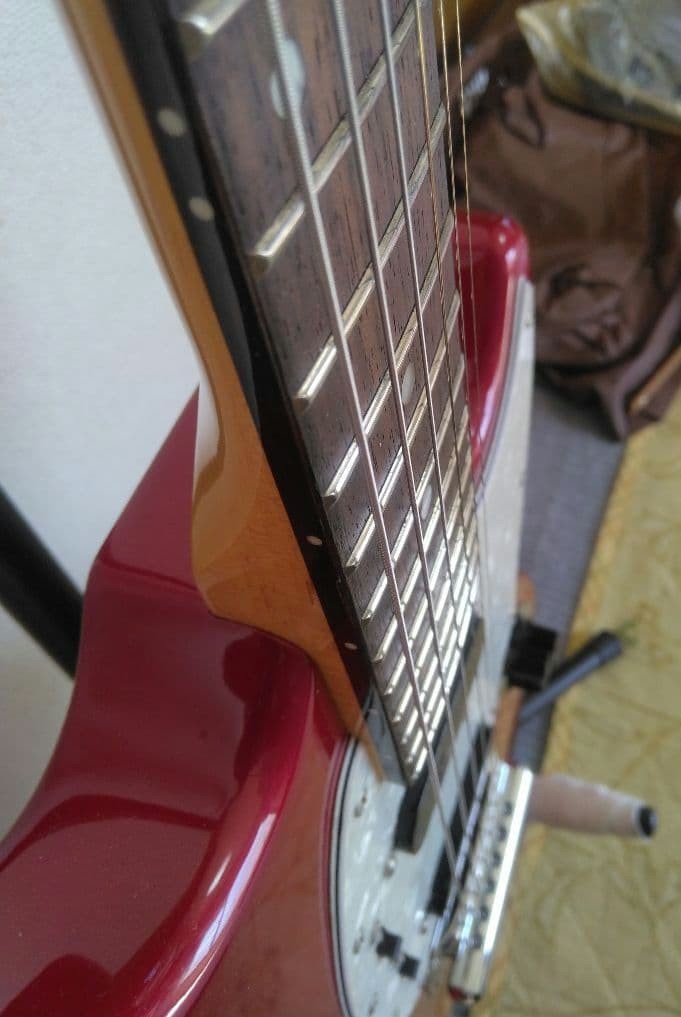 Legend Mustang-Style Electric Guitar Red Near Mint with No Case or