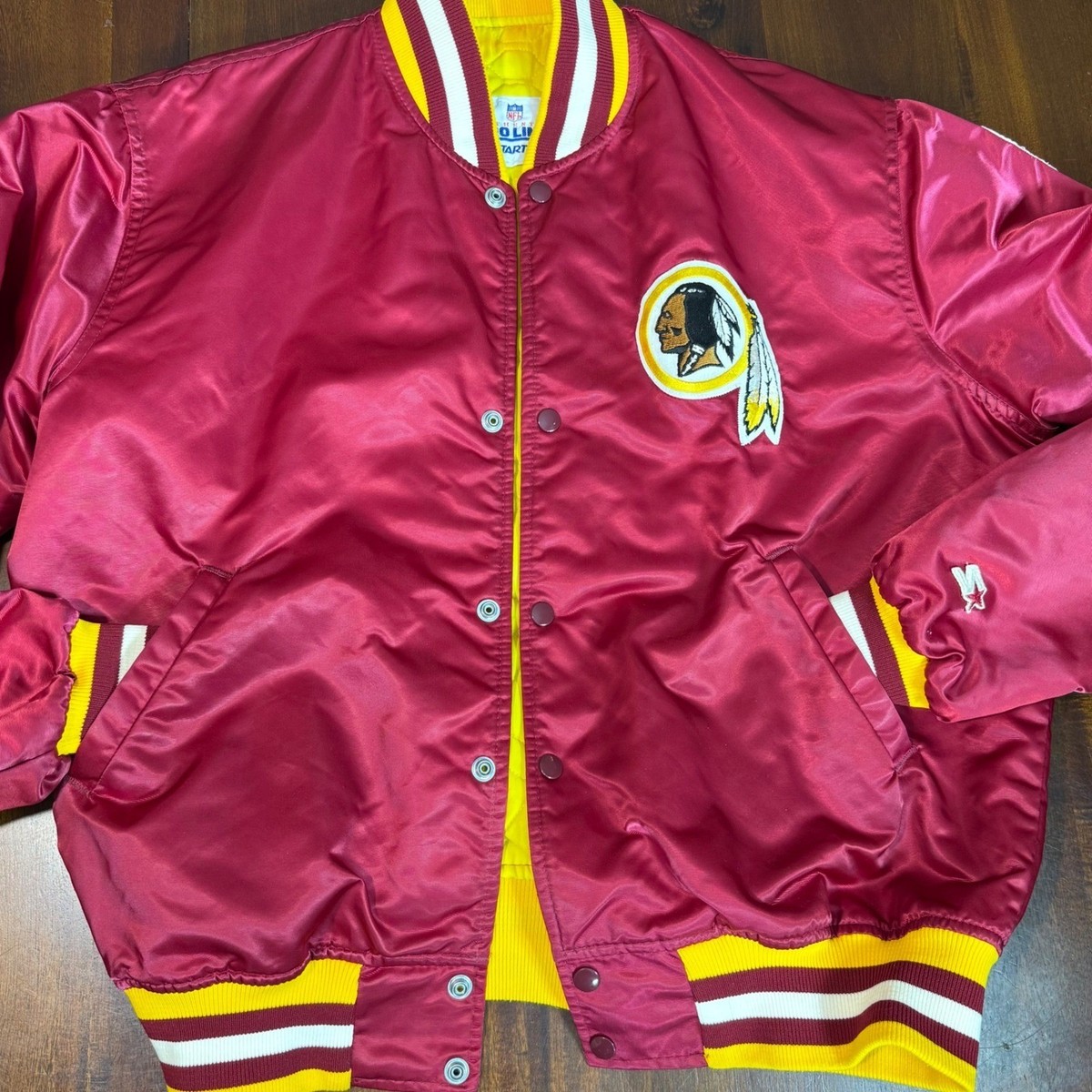 Vintage 90s Starter NFL Pro Line Washington Redskins Satin Bomber