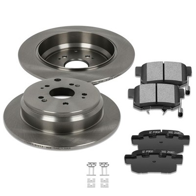 Rear Brake Rotors Ceramic Pads for RDX 2010-2018 CR-V 2005-2016