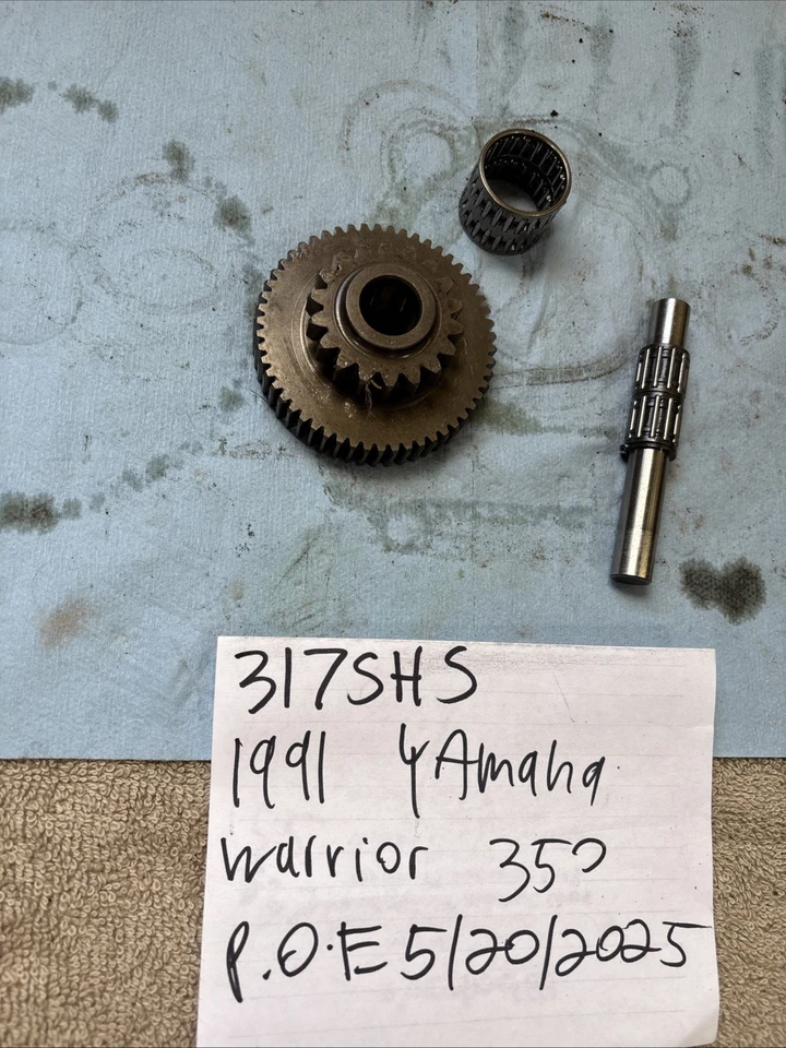 Yamaha Warrior 350 1991 motor arranque motor engranajes 317 Foto 2 de 4