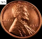 1925 Lincoln Wheat Penny Cent - Gem BU Red