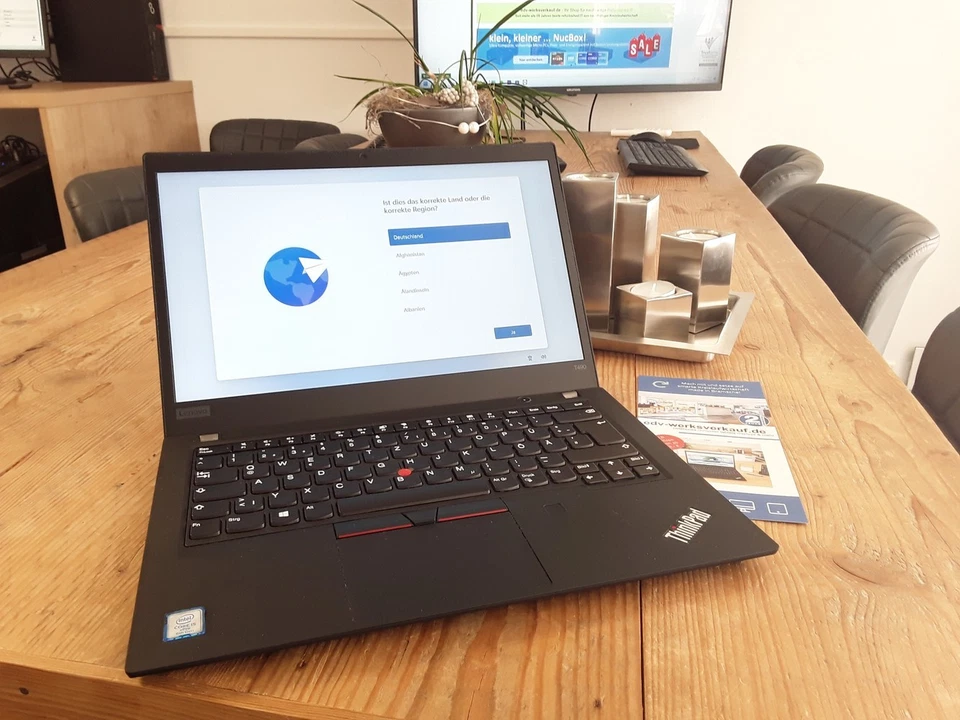 Lenovo ThinkPad T490 14'' Full HD Touch i5-8365U 8GB DDR4 RAM 256GB NVMe SSD