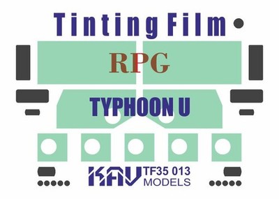 Typhoon U 63095 RPG MODEL 35008 1/35 Window Tint Film