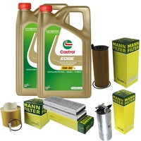 Inspektionspaket 10L Castrol Titanium 5W-30 FüR Audi A6 Allroad 3.0 TDI Quattro